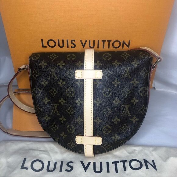 Authentic LOUIS VUITTON Chantilly GM Messenger Bag 871VI COA LV Dust Bag LV Box - Picture 3 of 16